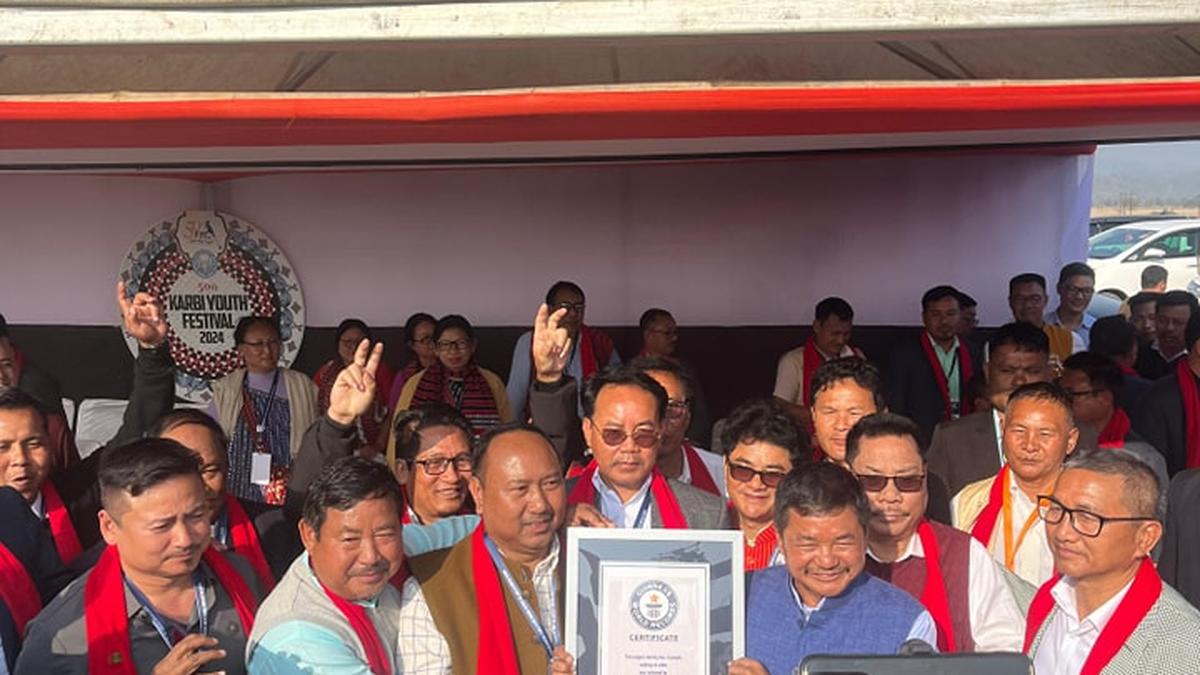 From Assam’s Karbi Anglong, new world record in stiltwalking The Hindu